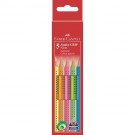 Faber Castell Jumbo grip sæt med 5 stk NEON
