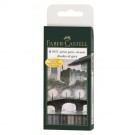Faber Castell Pitt Artist Brush Shades of grey 6 stk 