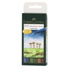 Faber Castell Pitt Artist Brush Landscape 6 stk 