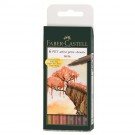 Faber Castell Pitt Artist Brush Terra 6 stk 
