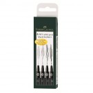 Faber Castell India Ink PITT artist pen black box of 4 (XS,S,F,M) 