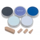 blå panpastel