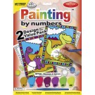 Min første "mal med numre" Dino