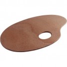 Træ palet oval 21 x 30 cm